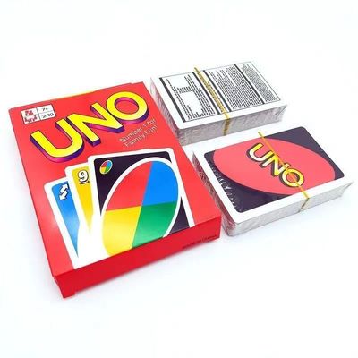 Offsetprinting Op maat gedrukte UNO-kaarten met glanzende/matte laminatie