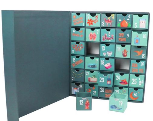 Customizable Calendar Gift Box With Varnishing Printing OEM ODM One-stop Service