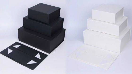 Caixa de embalagem rígida de papel com impressão a cores CMYK Pantone