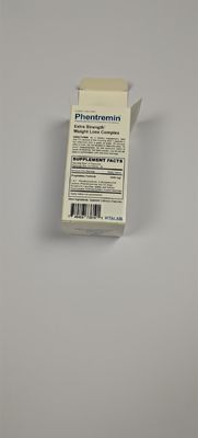 친환경 의약품 알약 접는 작은 종이 상자 CMYK 판톤 색상 인쇄를 가진 포장 상자 재활용