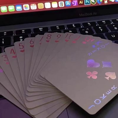 54 카드 매 데크 맞춤형 보이지 않는 관점 카드 게임 인쇄 광택 / 매트 라미네이션