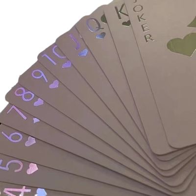 54 कार्ड प्रति डेक कस्टम अदृश्य परिप्रेक्ष्य कार्ड खेल मुद्रण चमकदार / मैट लेमिनेशन