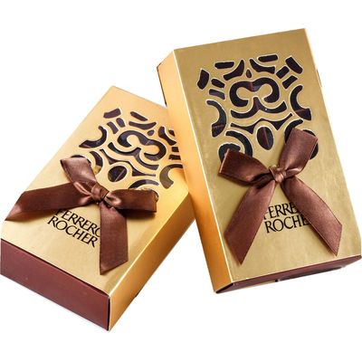 Op maat gemaakte voedselverpakkingsdoos voor chocolade snoepjes cadeaubonnen Kartonnen laden map ontwerp
