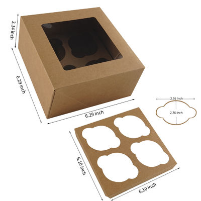 환경 친화적 인 Kraft 종이 접이식품 포장 상자 베이커리 상자 쿠키 상자 디자인